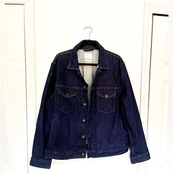 Rag & Bone Men’s denim blue jeans Jacket - Picture 4 of 13